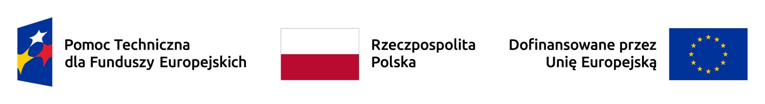 belki z funduszami unijnymi logotypy Pomoc Techniczna dla Funduszy Europejskich, logo Rzeczpospolitej Polskiej, logo Dofinansowane rzez Unię Europejską